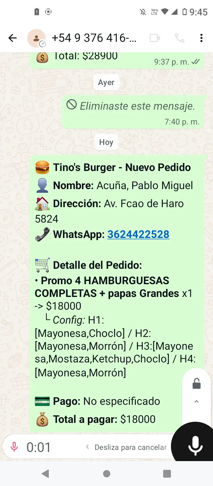 Foto servicio
